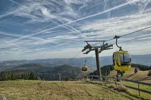 Mit der Gondel auf den Belchen - atemberaubende Aussichten garantiert